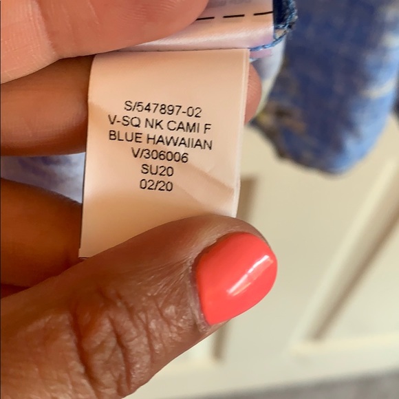 NWT. Gap Blue Hawaiian dress - Picture 7 of 7